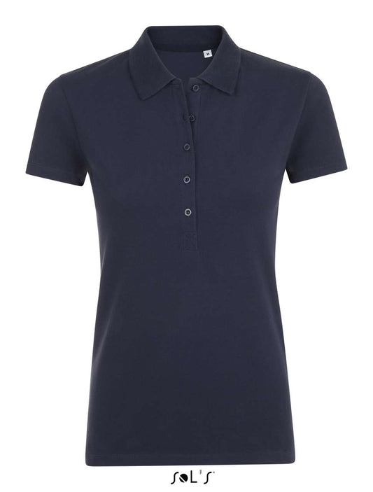 SOL'S PHOENIX WOMEN - COTTON-ELASTANE POLO SHIRT - French Navy - Main