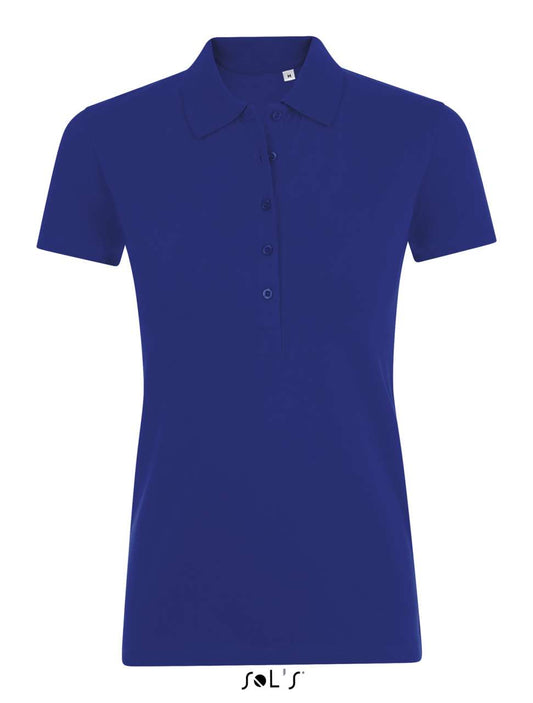SOL'S PHOENIX WOMEN - COTTON-ELASTANE POLO SHIRT - Ultramarine - Main