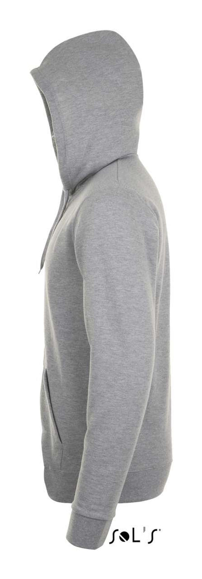 SOL'S STONE - UNISEX ZIP HOODIE - Grey Melange - Additional
