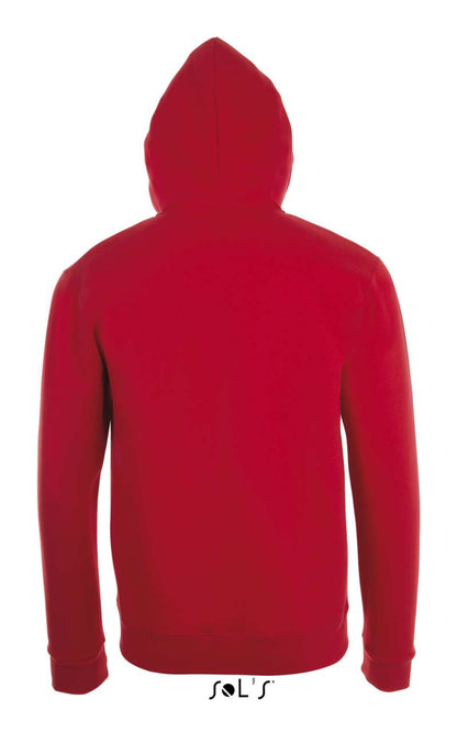 SOL'S STONE - UNISEX ZIP HOODIE - Red - Additional