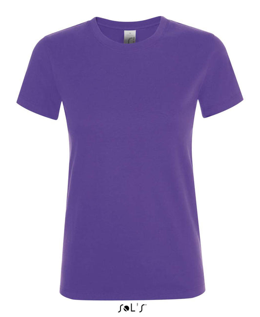 SOL'S REGENT WOMEN - ROUND COLLAR T-SHIRT - Dark Purple - Main