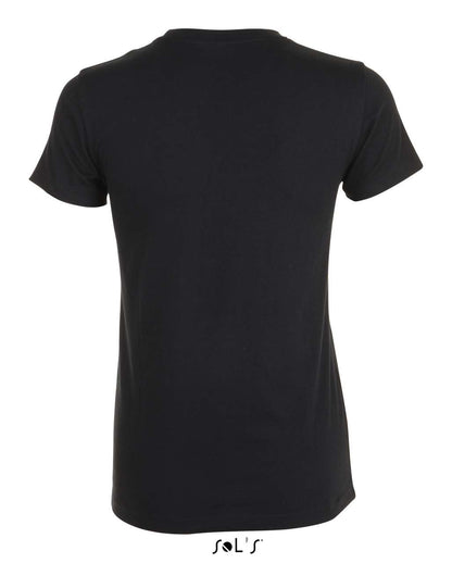 SOL'S REGENT WOMEN - ROUND COLLAR T-SHIRT - Deep Black - Additional