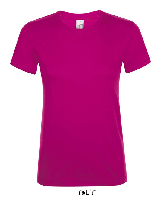 SOL'S REGENT WOMEN - ROUND COLLAR T-SHIRT - Fuchsia - Main