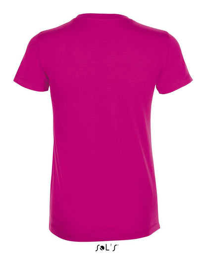 SOL'S REGENT WOMEN - ROUND COLLAR T-SHIRT - Fuchsia - Additional