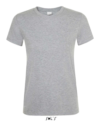 SOL'S REGENT WOMEN - ROUND COLLAR T-SHIRT - Grey Melange - Main