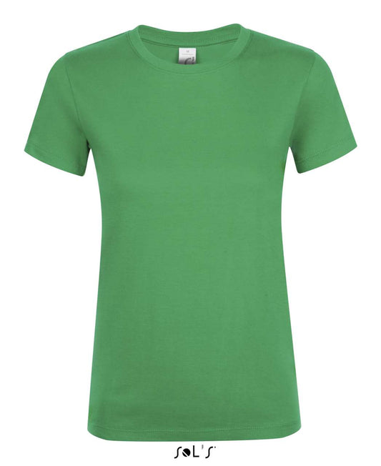 SOL'S REGENT WOMEN - ROUND COLLAR T-SHIRT - Kelly Green - Main