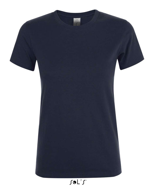SOL'S REGENT WOMEN - ROUND COLLAR T-SHIRT - Navy - Main