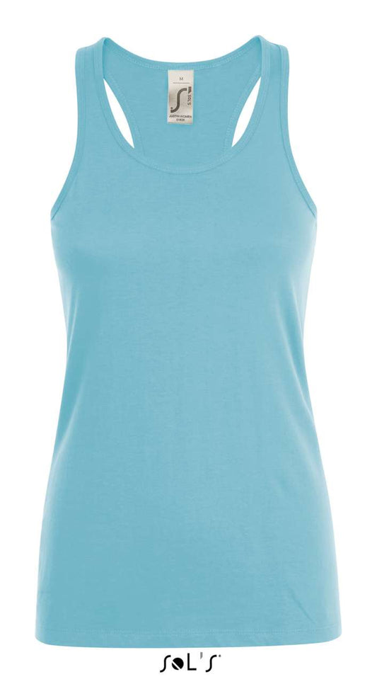 SOL'S JUSTIN WOMEN - RACERBACK TANK TOP - Atoll Blue - Main