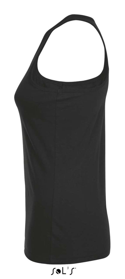 SOL'S JUSTIN WOMEN - RACERBACK TANK TOP - Deep Black - Additional