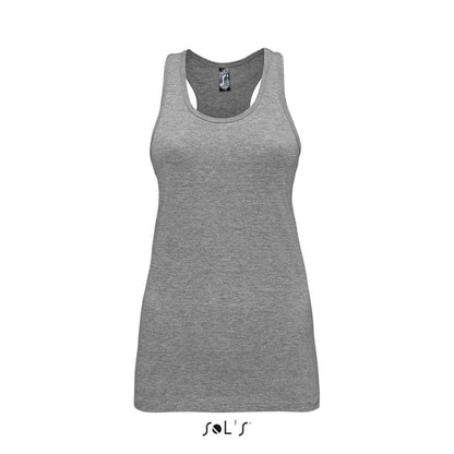 SOL'S JUSTIN WOMEN - RACERBACK TANK TOP - Grey Melange - Main