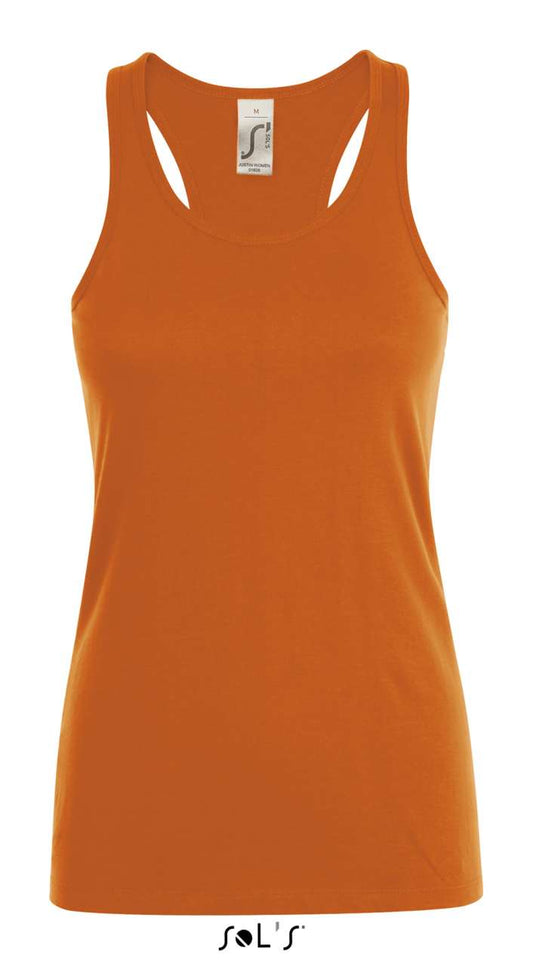 SOL'S JUSTIN WOMEN - RACERBACK TANK TOP - Orange - Main