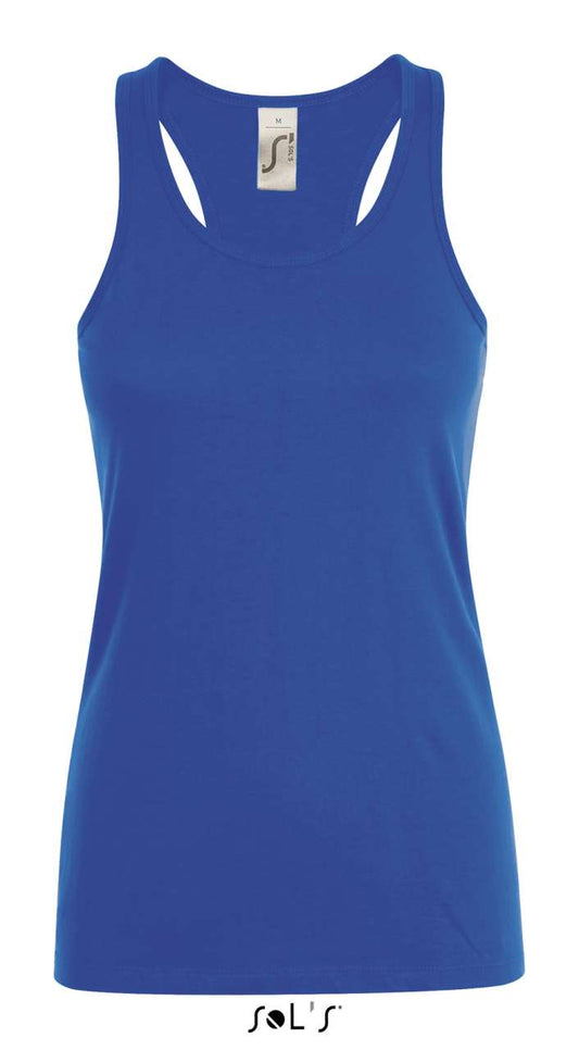 SOL'S JUSTIN WOMEN - RACERBACK TANK TOP - Royal Blue - Main