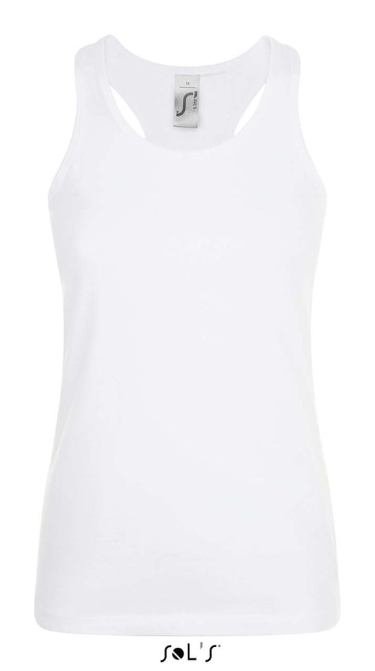 SOL'S JUSTIN WOMEN - RACERBACK TANK TOP - White - Main