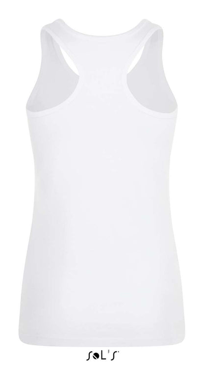 SOL'S JUSTIN WOMEN - RACERBACK TANK TOP - White - Additional
