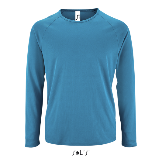 SOL'S SPORTY LSL MEN - LONG SLEEVE SPORTS T-SHIRT - Aqua - colorimageurl