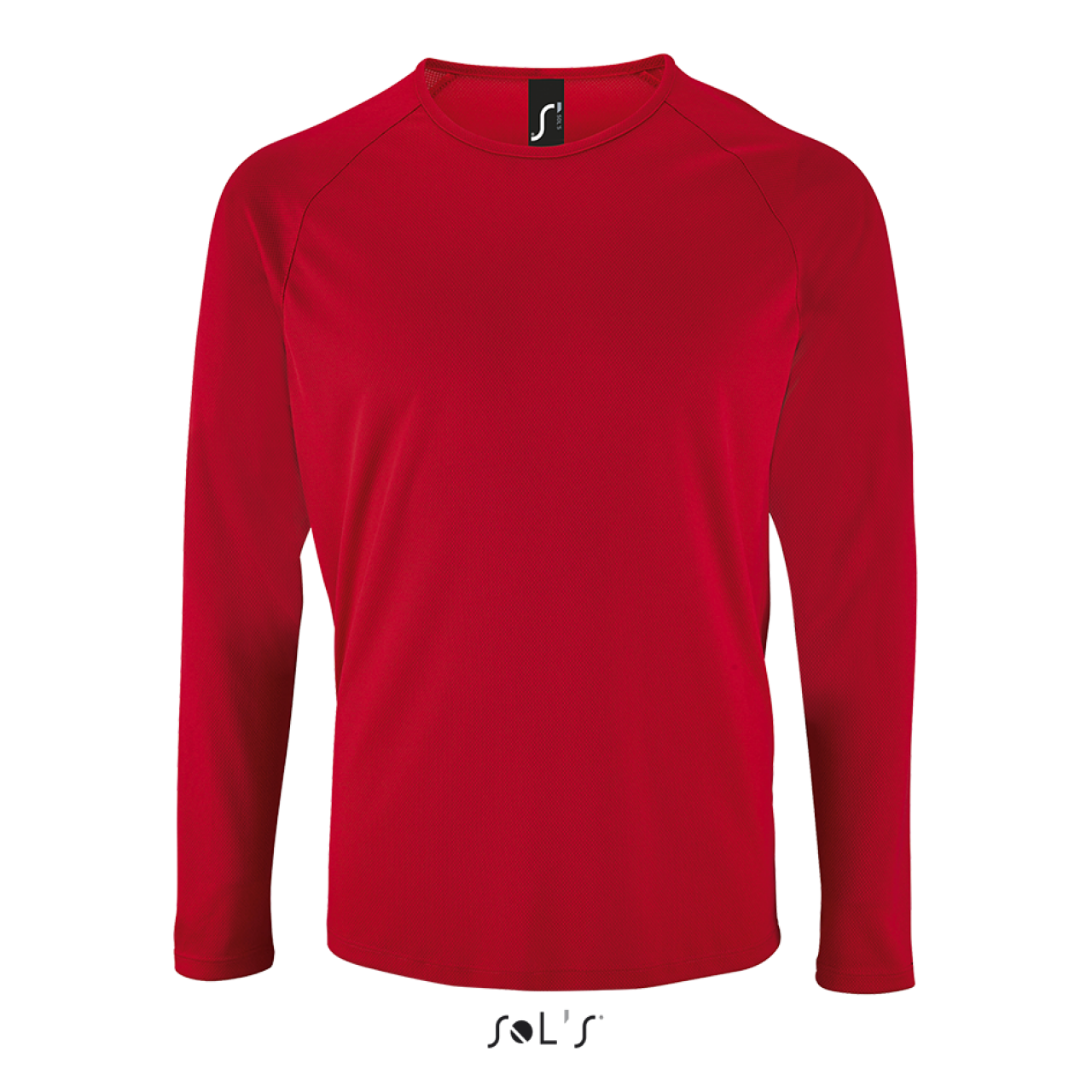 SOL'S SPORTY LSL MEN - LONG SLEEVE SPORTS T-SHIRT - Red - colorimageurl