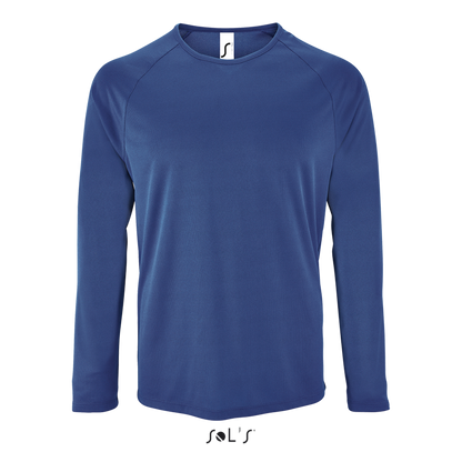 SOL'S SPORTY LSL MEN - LONG SLEEVE SPORTS T-SHIRT - Royal Blue - colorimageurl