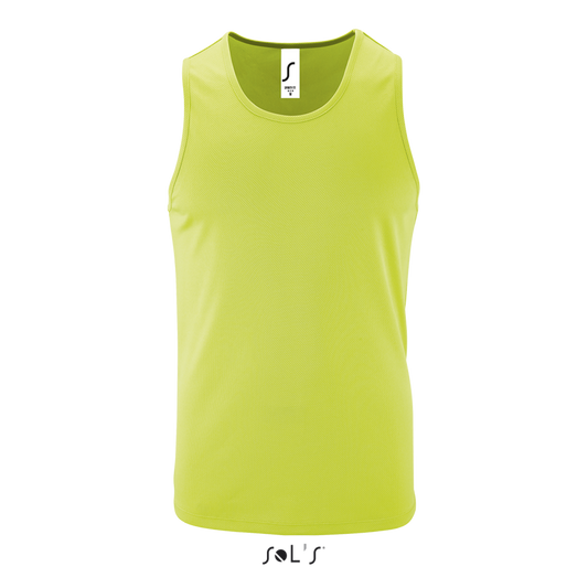 SOL'S SPORTY TT MEN - SPORTS TANK TOP - Apple Green - colorimageurl