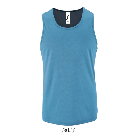 SOL'S SPORTY TT MEN - SPORTS TANK TOP - Aqua - colorimageurl