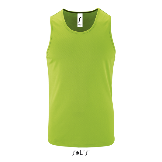 SOL'S SPORTY TT MEN - SPORTS TANK TOP - Neon Green - colorimageurl