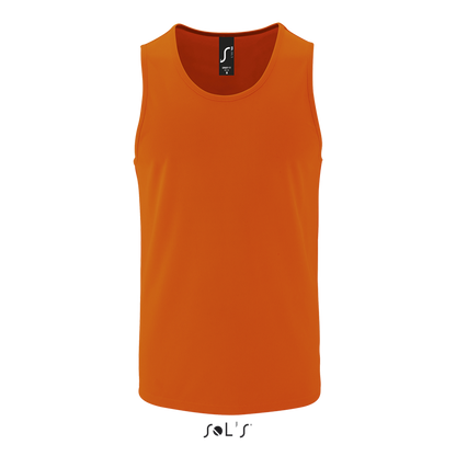 SOL'S SPORTY TT MEN - SPORTS TANK TOP - Neon Orange - colorimageurl