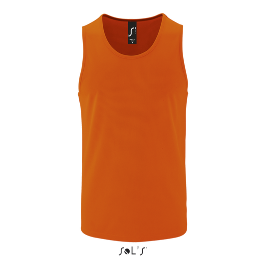 SOL'S SPORTY TT MEN - SPORTS TANK TOP - Neon Orange - colorimageurl