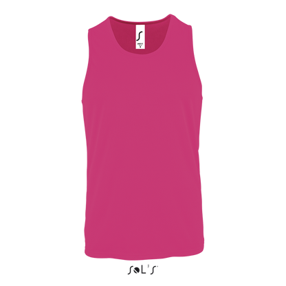 SOL'S SPORTY TT MEN - SPORTS TANK TOP - Neon Pink 2 - colorimageurl