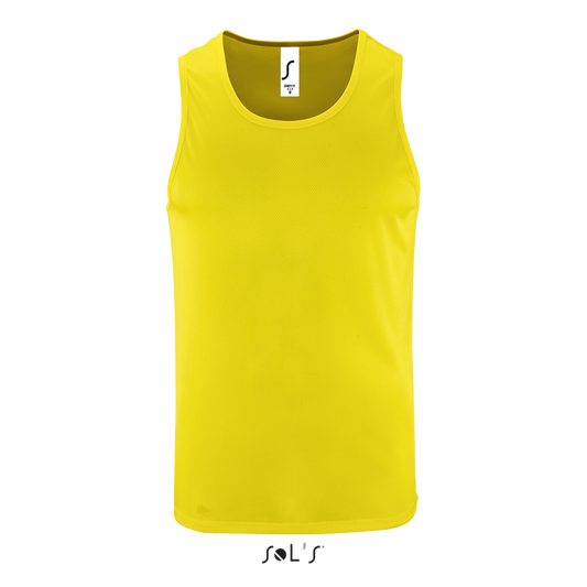SOL'S SPORTY TT MEN - SPORTS TANK TOP - Neon Yellow - colorimageurl