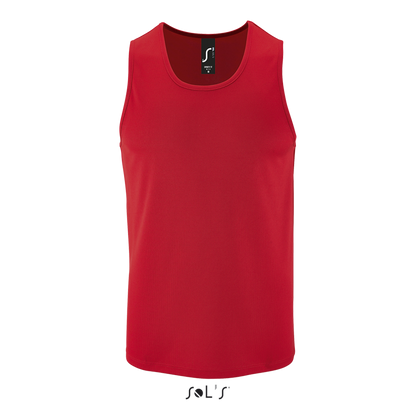 SOL'S SPORTY TT MEN - SPORTS TANK TOP - Red - colorimageurl