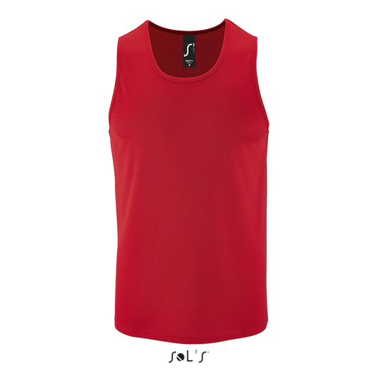 SOL'S SPORTY TT MEN - SPORTS TANK TOP - Red - colorimageurl