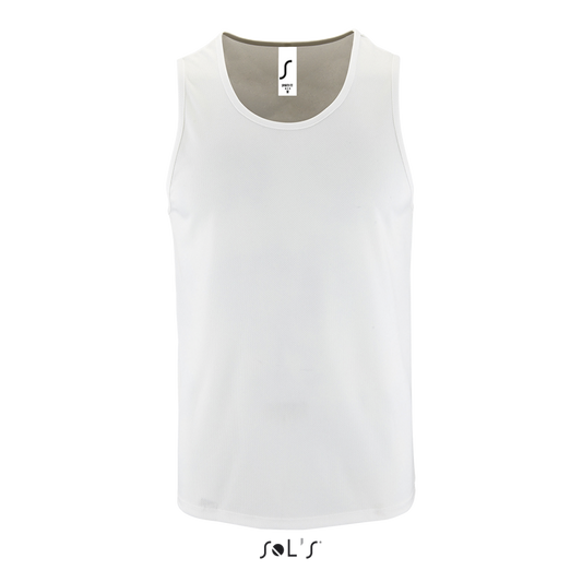 SOL'S SPORTY TT MEN - SPORTS TANK TOP - White - colorimageurl