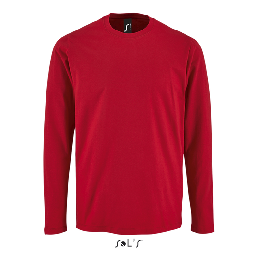 SOL'S  IMPERIAL  LSL MEN - LONG-SLEEVE T-SHIRT - Red - colorimageurl