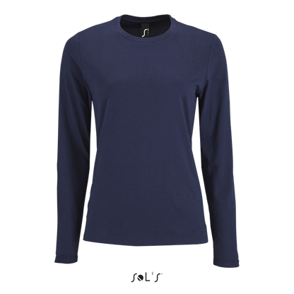 SOL'S  IMPERIAL  LSL WOMEN - LONG-SLEEVE T-SHIRT - French Navy - colorimageurl