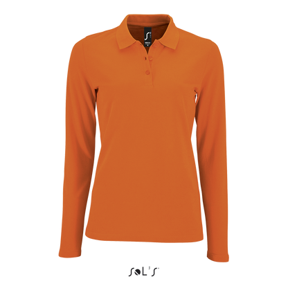 SOL'S PERFECT LSL WOMEN - LONG-SLEEVE PIQUÉ POLO SHIRT - Orange - colorimageurl