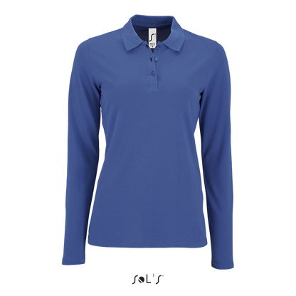 SOL'S PERFECT LSL WOMEN - LONG-SLEEVE PIQUÉ POLO SHIRT - Royal Blue - colorimageurl