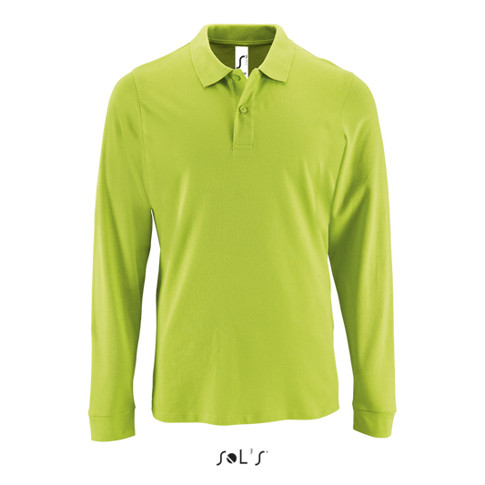 SOL'S PERFECT LSL MEN - LONG-SLEEVE PIQUÉ POLO SHIRT - Apple Green - colorimageurl
