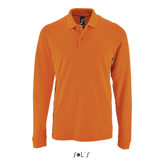 SOL'S PERFECT LSL MEN - LONG-SLEEVE PIQUÉ POLO SHIRT - Orange - colorimageurl