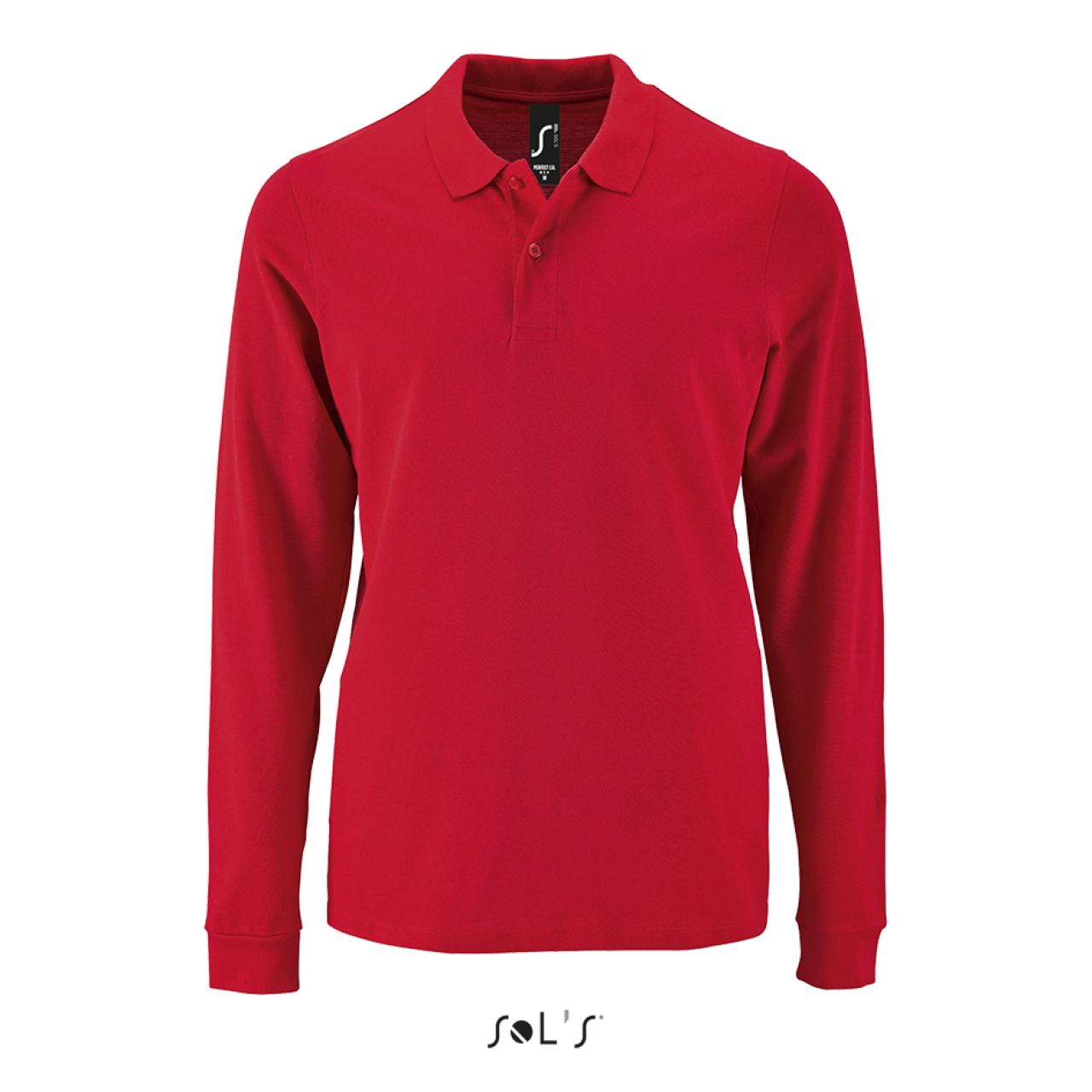 SOL'S PERFECT LSL MEN - LONG-SLEEVE PIQUÉ POLO SHIRT - Red - colorimageurl