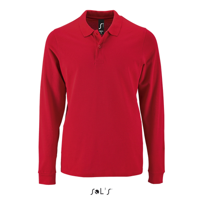 SOL'S PERFECT LSL MEN - LONG-SLEEVE PIQUÉ POLO SHIRT - Red - colorimageurl