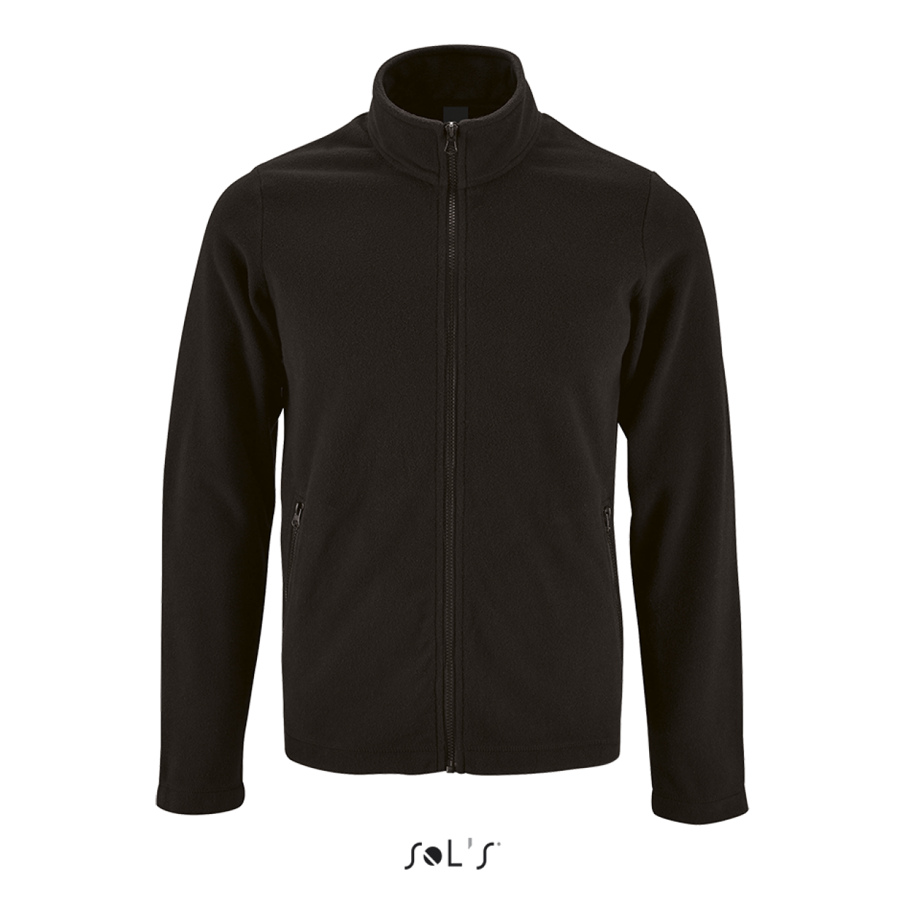 SOL'S NORMAN MEN - PLAIN FLEECE JACKET - Black - colorimageurl