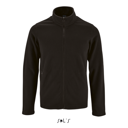 SOL'S NORMAN MEN - PLAIN FLEECE JACKET - Black - colorimageurl