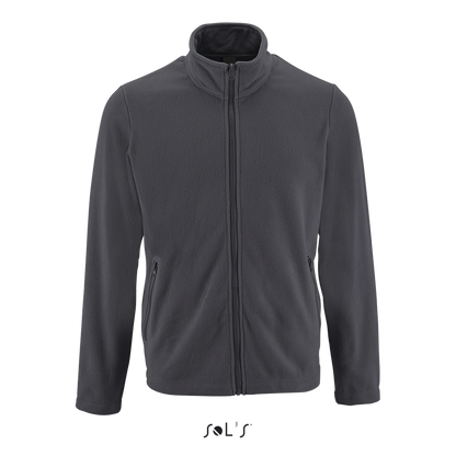 SOL'S NORMAN MEN - PLAIN FLEECE JACKET - Charcoal Grey - colorimageurl