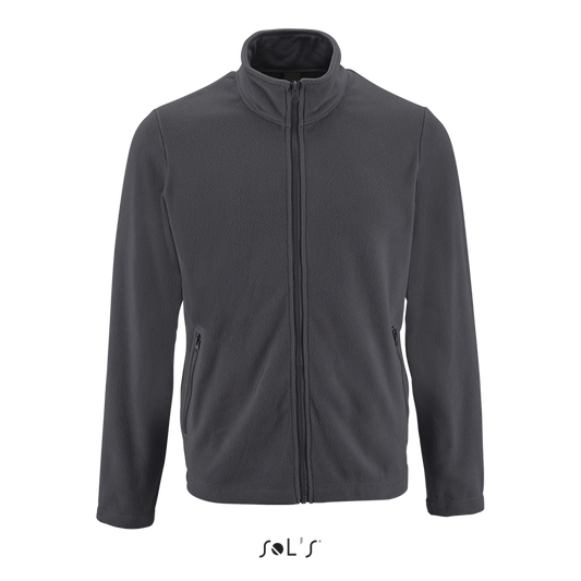 SOL'S NORMAN MEN - PLAIN FLEECE JACKET - Charcoal Grey - colorimageurl
