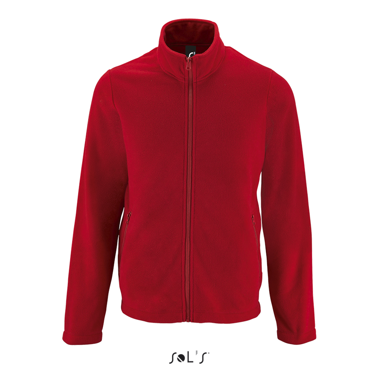 SOL'S NORMAN MEN - PLAIN FLEECE JACKET - Red - colorimageurl