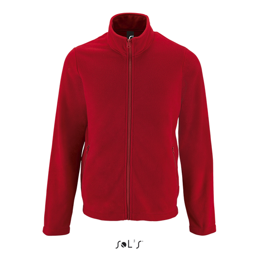 SOL'S NORMAN MEN - PLAIN FLEECE JACKET - Red - colorimageurl