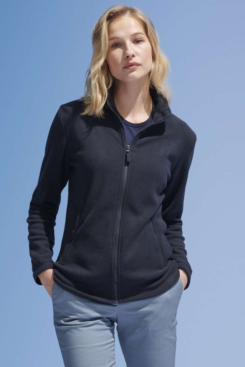 SOL'S NORMAN WOMEN - PLAIN FLEECE JACKET - Black - modelimageurl