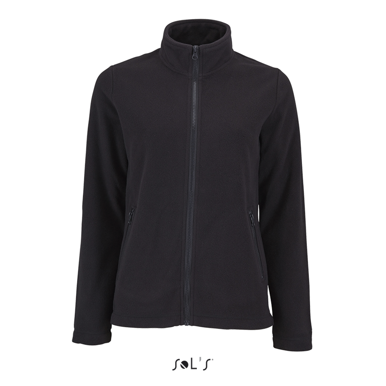 SOL'S NORMAN WOMEN - PLAIN FLEECE JACKET - Black - colorimageurl