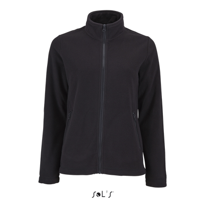 SOL'S NORMAN WOMEN - PLAIN FLEECE JACKET - Black - colorimageurl