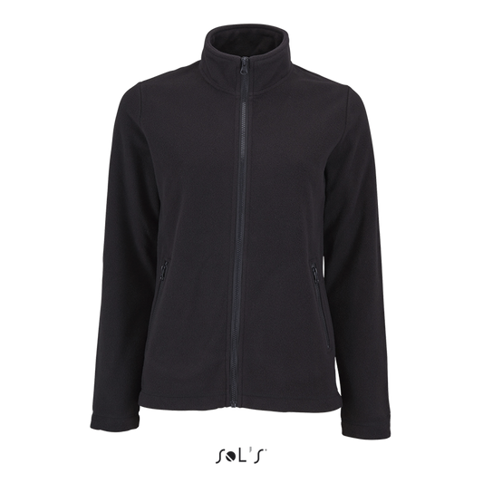 SOL'S NORMAN WOMEN - PLAIN FLEECE JACKET - Black - colorimageurl