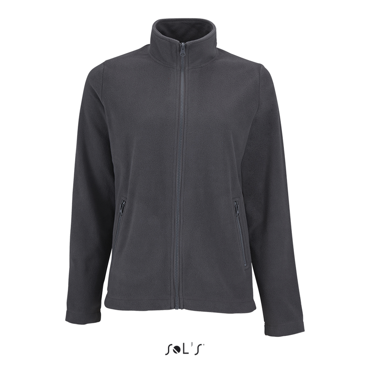 SOL'S NORMAN WOMEN - PLAIN FLEECE JACKET - Charcoal Grey - colorimageurl